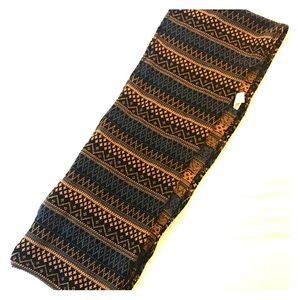 Element patterned infinity scarf